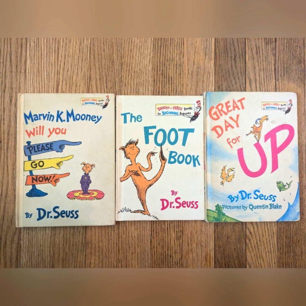 Three Dr. Seuss books